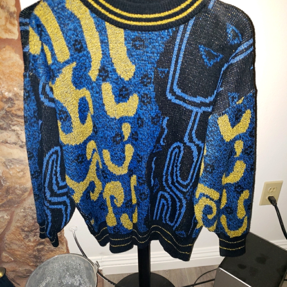 Vintage City Street Sweater Size Large